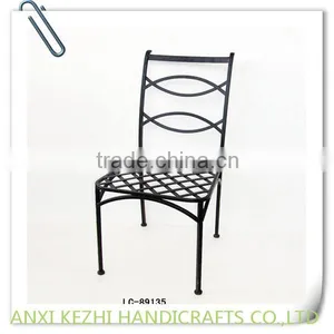 KZ140068 Antique Iron Metal Cafe Bar Stool thumbnail-5