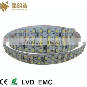 DC 12V/24V SMD 3528 60LEDs/M 4.8 Watt per Meter White PCB With CE/RoHS/LVD 3528 Led Strip thumbnail-2