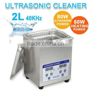 Stainless Steel 2 L Liter Industry Heated Ultrasonic Cleaner Heater W/Timer New thumbnail-1