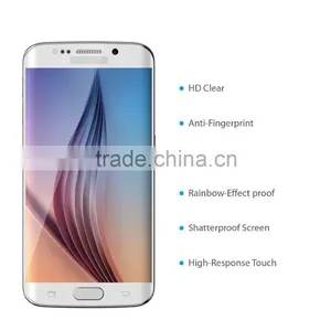 Keno 2016 Newest 3D Hot Curved Tempered Glass Screen Protector for Samsung Galaxy S6 Edge Curved Tempered Glass thumbnail-5