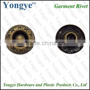 Fashion Brass Metal Jean Rivet Button for Clothing thumbnail-1