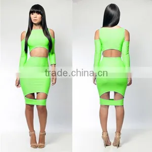 2014 White Hot Sexy Cut Out Dresses thumbnail-5
