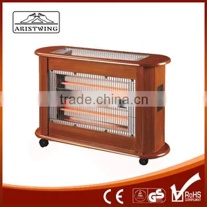 Electric Wooden Heater By Quartz Tubes Heating thumbnail-1