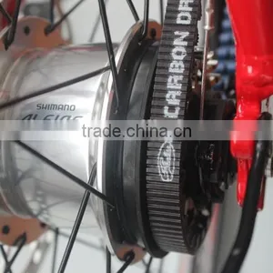 2015 Newest Style Red High Quality 700C Belt Drive Bike thumbnail-3