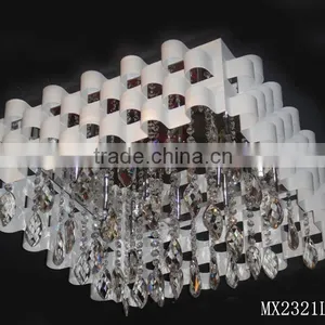 Large Size Square Shade Modern Crystal Chandeliers MX2321L thumbnail-1