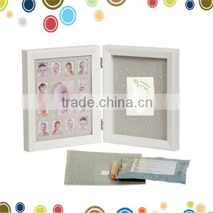 Air Drying Clay Polymer Handpring Impression With Double Frame thumbnail-2