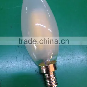 360D DGREE LED LIGHTS FILAMENT CANDLE BULB LIGHTING FROSTED COVER SHELL thumbnail-1