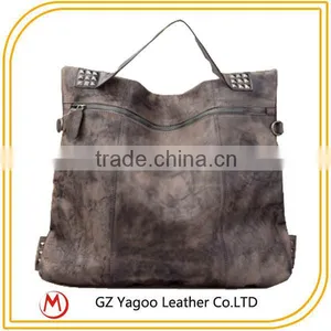 Wholesale Latest Fashion Design Elegance Leather Lady Tote Handbag China thumbnail-1
