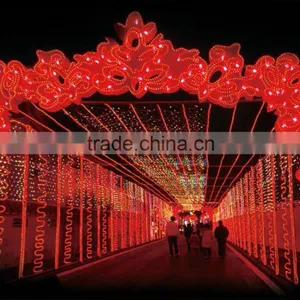 Outdoor Red Gallery Lighting thumbnail-1