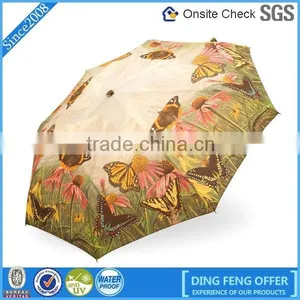 High Quality Outdoor Automatic 3 Folding Rain Umbrella thumbnail-5