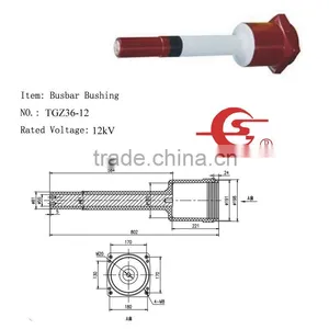 2000A CT Spout Bushing Molding for 12kV Switchgear thumbnail-1