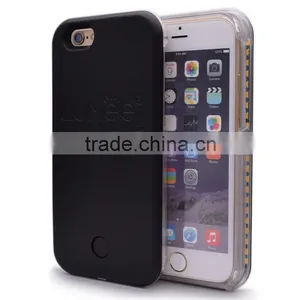 Fashion LED Light Iiuminated Selfie Case For Plastic Cover thumbnail-5