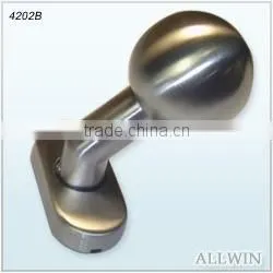Door Round Knob With Oval Rose thumbnail-3