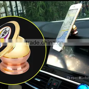 New Products 2016 24K Gold Plating Magnetic Mobile Phone Car Holder thumbnail-3