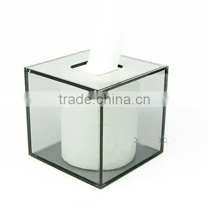 2015 New Design Delicate Square Acrylic Napkins Paper Box ,acrylic Tissue Box With Printing for Sale thumbnail-1