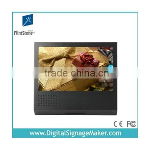 FlintStone 10 Inch Video Advertising Player, Barcode Scanner Commercial Monitor, Advertising Player With Scanner Reader thumbnail-1