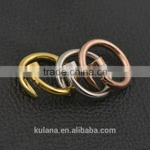 Unusual Wedding Rings Twisted Nail Rings thumbnail-1