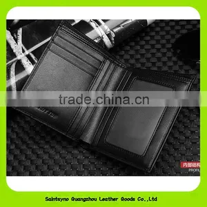 16389 Wholesale Classical Top Grain Leather Wallets for Men Personalized thumbnail-5