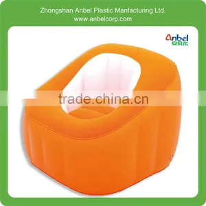 Cafe Chaise Chair Inflatable Dorm Lounge Seat With Ottoman thumbnail-2
