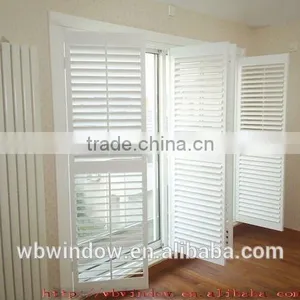 PVC Window With Shutter in Foshan,double Glazed With Shutter Inside Window thumbnail-5