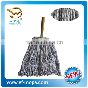 High Quality Blue&white Blend Yarn Strong Water Absorption Easy Life 360 Rotating Spin Magic Mop thumbnail-4