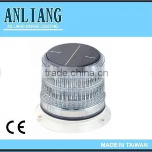 White/Yellow/Blue/Green IP55 4.8V Waterproof Led Warning Marine Solar-power Navigation Light thumbnail-1