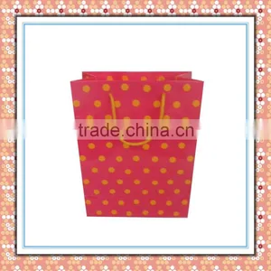 China Supplier Custom Dot Pattern Paper Retail Bags thumbnail-3