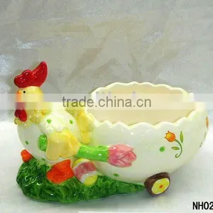 Easter Chicken Ceramic Gift Pot thumbnail-1