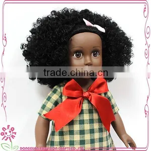 Afro Dark Doll Skin African Features Loli Vinyl African Girl Dolls thumbnail-6