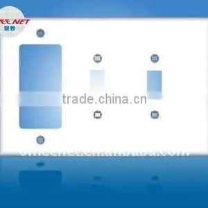 3Gang1Decorative GFCI 2 Toggle Wall Switch Plate thumbnail-1