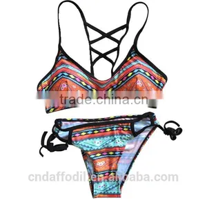 Best Sale Sexy Swimwear for Women Push Up Padded Top Swimsuit Bathing Suit Sublimation New Style Bikinis Swimwear thumbnail-1