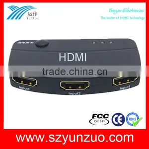 2013 Hot Sale Mini HDMI Amplifier Switcher 3x1 3D 1080P thumbnail-1