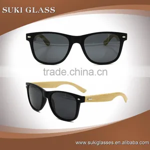 Plastic Classic Sunglasses Wooden Arms Trendy Glasses thumbnail-5
