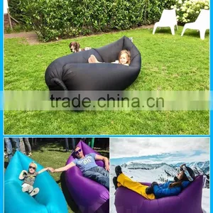2016 Sales People Lazy Inflatable Outdoor Blow-up Lilo Portable Air Sofa Bed Sheets Travel Bed Sleeping Bag Quality Choice thumbnail-5