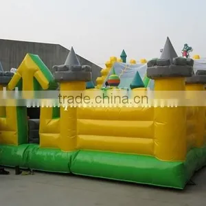 Gaint Mickey Mouse Inflatable Amusement Park With Tannal and Slide thumbnail-3