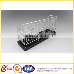 Factory Price Customized Power Coated Security Wrought Iron Balcony Railing thumbnail-3