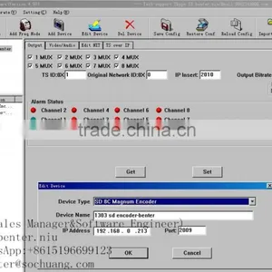 Iptv SPTS Mpts Mpeg-4 Encoder (8AV In,ASI+IP/MPTS/SPTS Out) thumbnail-4