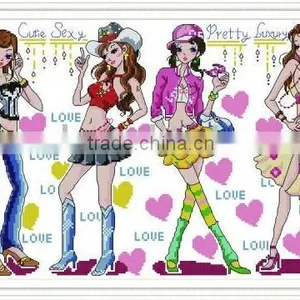 Counted Cross Stitch Kits,cartoon Cross Stitch Embroidery thumbnail-1