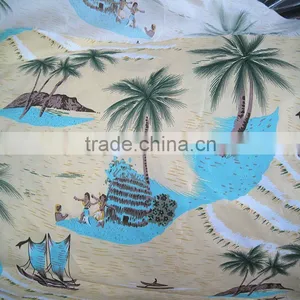 88 Poly 12 Lycra Hawaiian Printed Leggings and Swimwear Fabric thumbnail-1