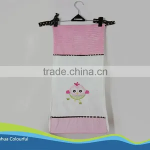 New Design Cotton Embroidery Nappy Stacker Diaper Bag Nappy Bag Diaper Stacker NA1017 thumbnail-1