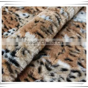 Fake Jaguar Fur Fabric, Jacquard Weave Faux Fur Fabric thumbnail-2