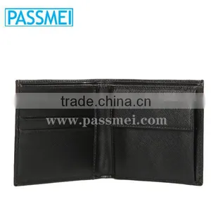 Whosale High Quality New Fashion Black Genuine Leather Wallet For Men thumbnail-1