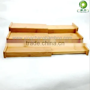 3 Layer Bamboo Cruet Organizer thumbnail-1