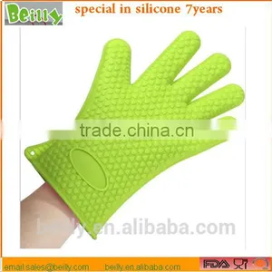 Multifunction Use Silicone Heat Resistant BBQ Oven Gloves for Kitchen thumbnail-3