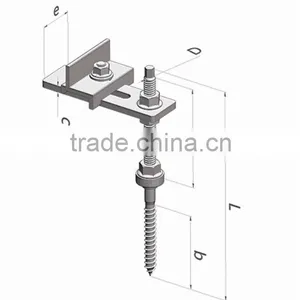 Solar Framed Panel Mounting Middle Clamp thumbnail-3