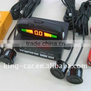 12V Waterproof Car Reverse Sensor Lcd 4 Parking Sensor System PS-819 thumbnail-1