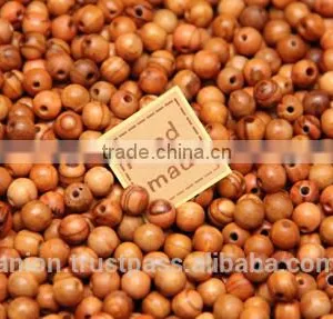 Olive Wood Round Beads 8mm thumbnail-1