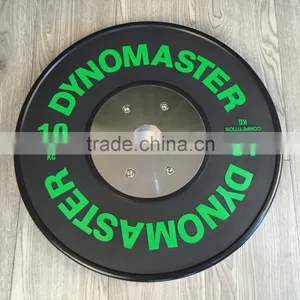 Black Color KG Bumper Plates Rubber Training Equipment Bumper Plates thumbnail-1