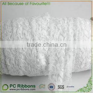 Hot Sale 1.5 Inch White Lace Ribbons in Cheap Price thumbnail-1
