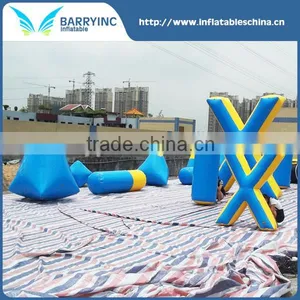 China Blue Inflatable Paintball Pallet With 0.6mm or 0.9mm PVC thumbnail-1